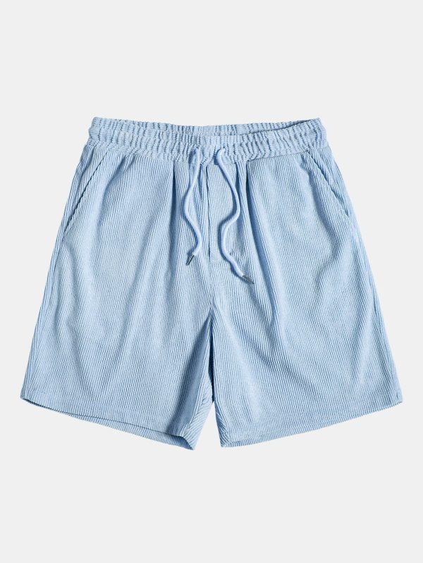 Short-Sleeved Corduroy Button Up Shirt & Shorts - Image 17