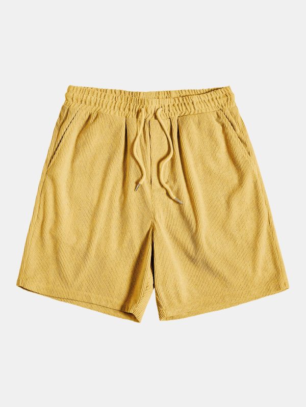 Short-Sleeved Corduroy Button Up Shirt & Shorts - Image 21