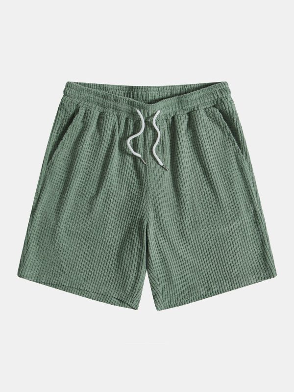 Waffle Button Up Shirt & Shorts - Image 13