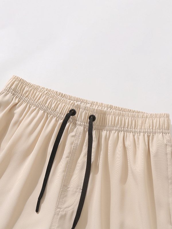 2 In 1 Drawstring Pocket Quick Dry Swim Shorts - Image 10