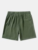 2 In 1 Drawstring Pocket Quick Dry Swim Shorts