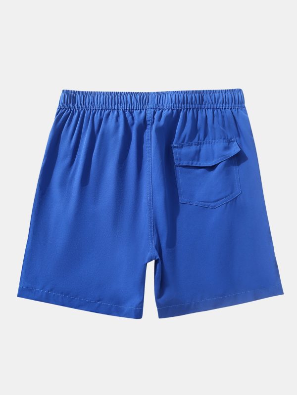 2 In 1 Drawstring Pocket Quick Dry Swim Shorts - Image 15
