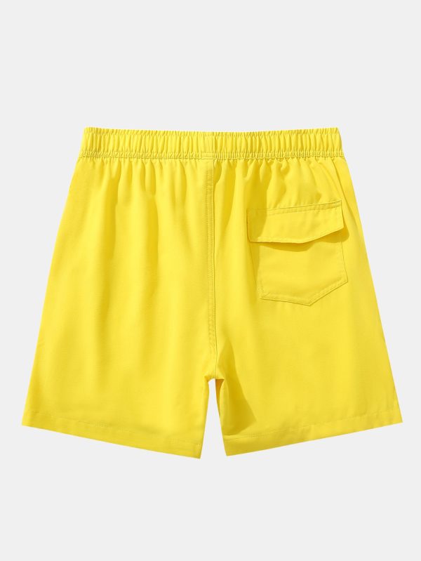 2 In 1 Drawstring Pocket Quick Dry Swim Shorts - Image 21