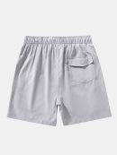 2 In 1 Drawstring Pocket Quick Dry Swim Shorts