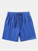 2 In 1 Drawstring Pocket Quick Dry Swim Shorts