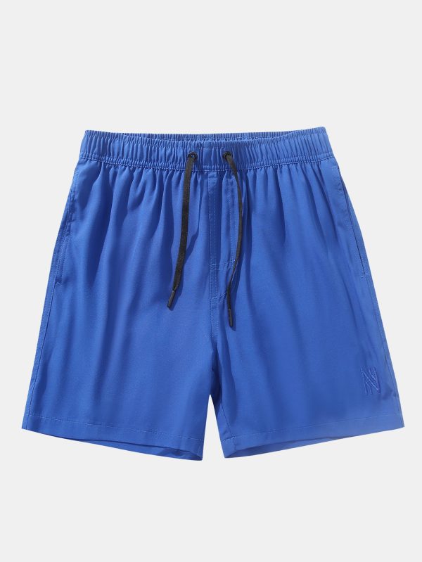 2 In 1 Drawstring Pocket Quick Dry Swim Shorts - Image 16