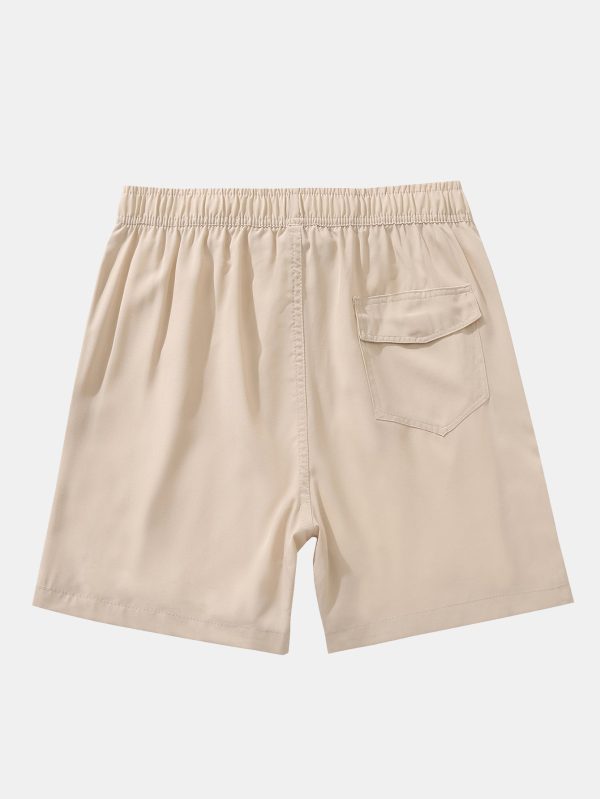 2 In 1 Drawstring Pocket Quick Dry Swim Shorts - Image 23