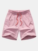 Regular Fit Palm Trees Silhouette Print Cotton T-Shirt & Swim Shorts