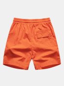 Man Mid Length Drawstring Swim Shorts