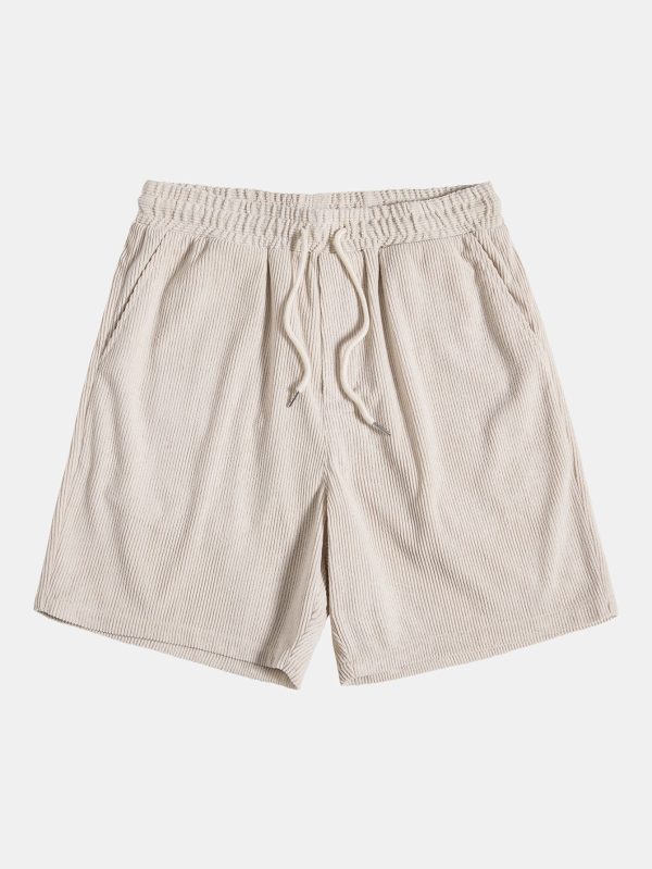 Short-Sleeved Corduroy Button Up Shirt & Shorts - Image 9