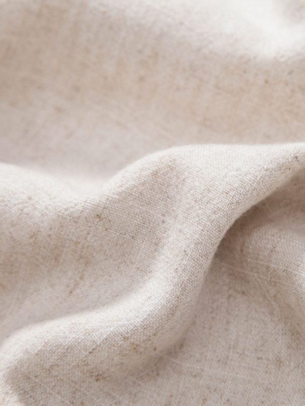 Linen Rayon Blend Button Up Shirt & Straight Leg Linen Pants - Image 27