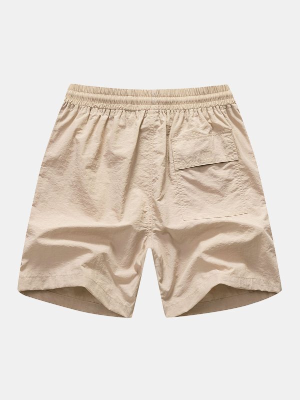 Man Mid Length Drawstring Swim Shorts - Image 8