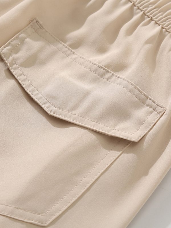 2 In 1 Drawstring Pocket Quick Dry Swim Shorts - Image 7