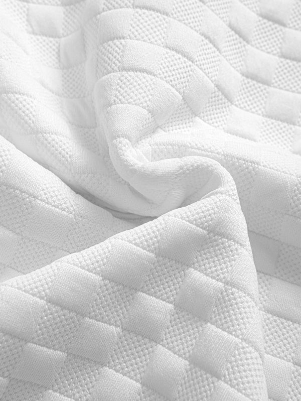 Checkerboard Jacquard  Arc Hem Hooded T-Shirt & Checkerboard Jacquard Shorts - Image 18