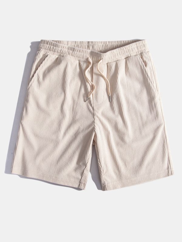Short Sleeve Corduroy Cuban Shirt & Shorts - Image 9