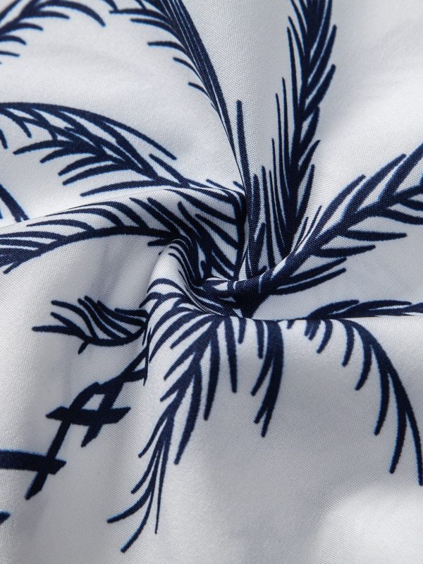 Island Sailing Print Button Up Shirt & Swim Shorts - Image 20