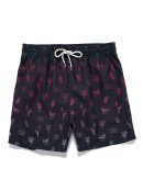 Flamingo Tropical Print Swim Shorts