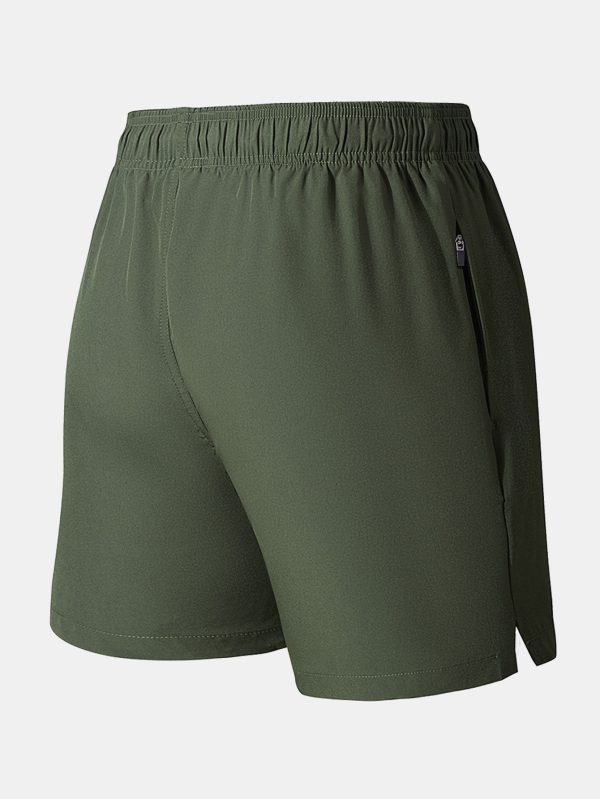 Zip Pocket Stretch Swim Shorts - Image 2