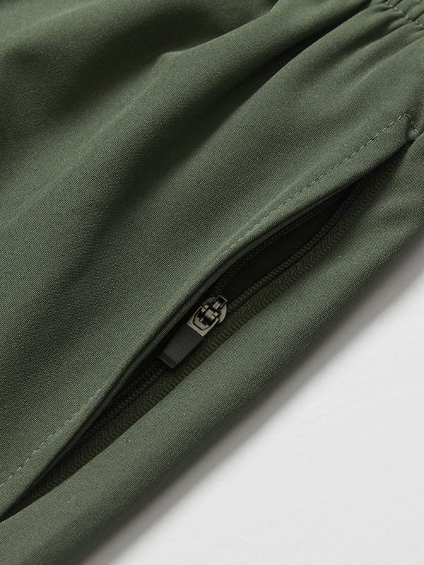 Zip Pocket Stretch Swim Shorts - Image 8