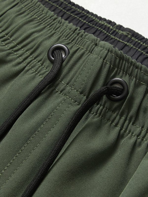 Zip Pocket Stretch Swim Shorts - Image 7