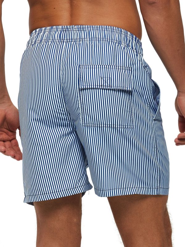 Stripe Print Swim Shorts - Image 2